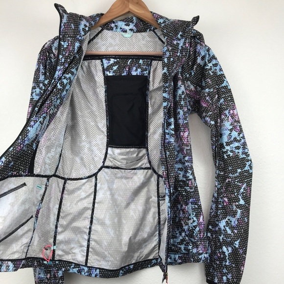Lululemon Back Pack It Jacket‎ Floral Sport Tranquil Blue Multi Size 2 - Picture 13 of 13